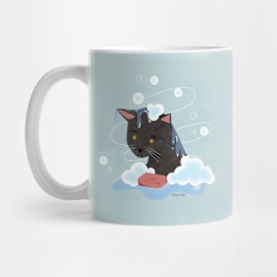 Cute Cat In a Bubble Bath Mug